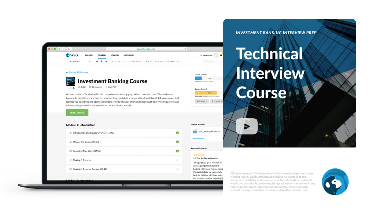 Investment Banking Interview Course